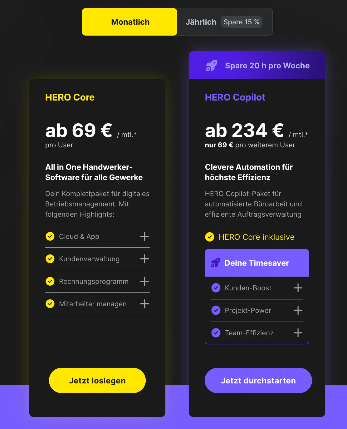 Hawepro als alternative zu Hero
